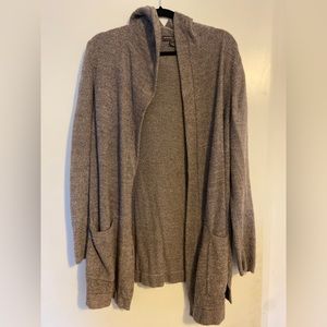 Barefoot dreams hooded cardigan